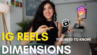 Instagram Reels Video Dimensions You Need To Know [upl. by Larrisa]