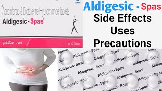 Aldigesic Spas tablet uses in hindi  Side Effect  Precaution  Midicine Hub [upl. by Ilarin770]