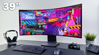 LGs NEW 39quot OLED Gaming Monitor 240Hz 39GS95QE Review [upl. by Kowalski]