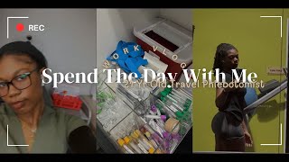 Work Vlog Spend The Day W Me As An 21 Yr Old Travel Phlebotomist  New Doctors Office  MORE [upl. by Maribelle430]