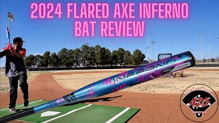 Hitting with the 2024 Axe Flared Inferno  USSSA Slowpitch Bat Review [upl. by Maire]