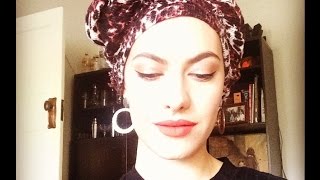 1940s Headscarf Turban Tutorial⎟VINTAGE TIPS amp TRICKS [upl. by Romine760]