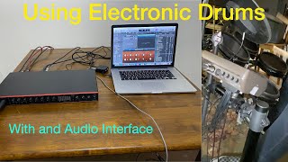 Using Electronic Drums with an Audio Interface [upl. by Aztiram]