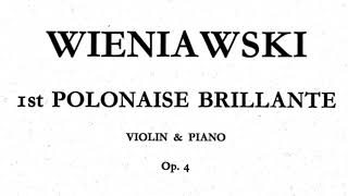 Henryk Wieniawski — Polonaise in D Major Op 4 [upl. by Atilahs]