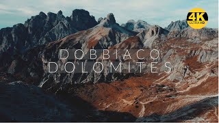 DOBBIACO  DOLOMITES  TOBLACH  4K UHD  CINEMATIC DRONE FOOTAGE [upl. by Naawaj639]