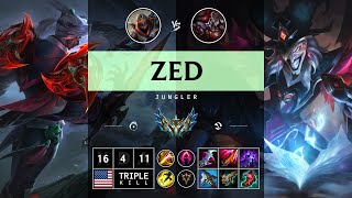 Zed Jungle vs Shaco  NA Challenger Patch 1414 [upl. by Skilken299]