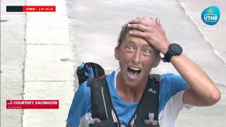 UTMB® 2019 Finisher Woman 1  Courtney DAUWALTER [upl. by Eserrehs]