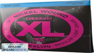 DAddario XL Nickel Bass Strings EXL170 45100 Regular Light Review [upl. by Rabelais]