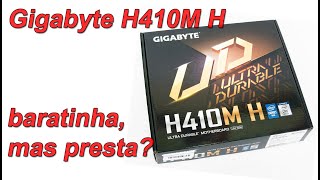 Gigabyte H410M H  placamãe baratinha mas vale a pena [upl. by Yesdnyl]