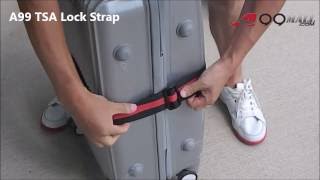 How to Properly use A99s TSA Lock Strap [upl. by Noirret752]