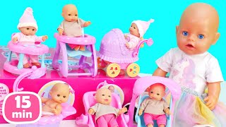 Baby Annabell amp NEW baby dolls for kids Kids play with baby doll bedroom amp doll video for kids [upl. by Gariepy]