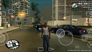 Grand Theft Auto San Andreas Gameplay On AetherSX2 PS2 Emulator Android  Widescreen [upl. by Mirella]