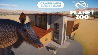 NineBanded Armadillo  Grassland Animal Pack  Planet Zoo [upl. by Ettenay]