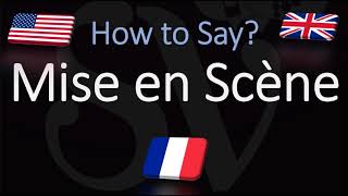 How to Pronounce Mise en Scène CORRECTLY English American French Pronunciation [upl. by Fronnia]