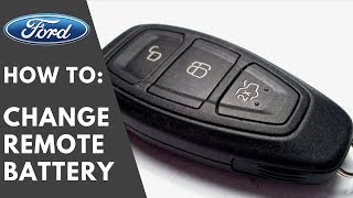 BEST and SAFE  How to change Ford keyless remote key battery  Focus Kuga CMax Mondeo Fiesta [upl. by Hooper]