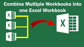 How to Combine Multiple Excel Workbooks into one Workbook  Excel Tutorials for Beginners [upl. by Brandwein859]