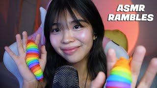 ASMR Rambles and Tingles Soft Whispers Mouth Sounds and Storytime [upl. by Kyre]