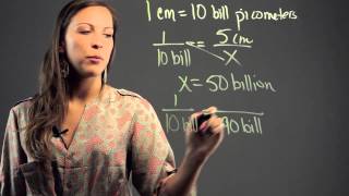 How to Convert Length From Centimeters to Picometers  Math Education [upl. by Ernaline]