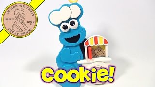 Sesame Street Cookie Monster Cookie Cart Baby Crib Toy 1990 Playskool Toys [upl. by Aivlys]