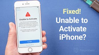 Top 5 Ways to Fix Unable to Activate iPhone [upl. by Aihsekal800]