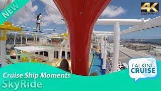 Cruise Ship Moments SkyRide on Carnival Cruise Line [upl. by Halihs]