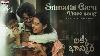 Srimathi Garu Video Song Lucky Baskhar Dulquer Salmaan Meenakshi C  GV Prakash Vishal M Shweta [upl. by Metabel]