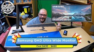 Samsung LS34J550WQNXZA 34Inch QHD Ultra Wide Monitor [upl. by Spancake975]