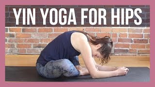 Yin Yoga for Tight Hips  No Props Needed [upl. by Suzetta]