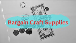 Bargain craft supplies [upl. by Brit759]