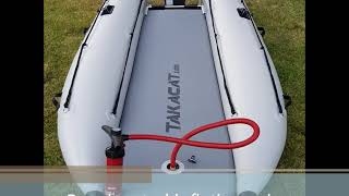 Inflatable Boat Set Up amp Assembly Instructions  Takacat [upl. by Elgna]