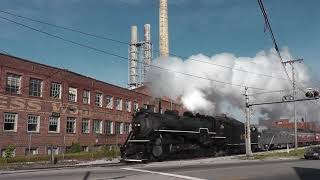 Steam TrainsGreat Steam Whistle Sound on the Southern 4501 [upl. by Kelsi]