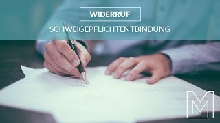 Widerruf der Schweigepflichtentbindung bei Versicherungen  Tipps von MRMONEYPENNY [upl. by Ynnij]