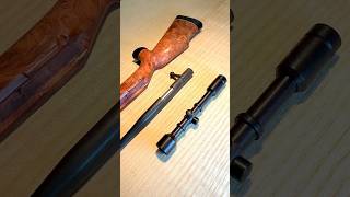 Artisan makes miniature in Amboyna Burl with ebony and gold craftsmanship boltactionrifle [upl. by Aivatco]