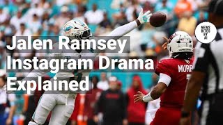 Jalen Ramsey Clarifies Instagram Post Rumors [upl. by Brana]