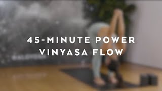 45Minute Power Vinyasa Flow With Briohny Smyth [upl. by Hanson]