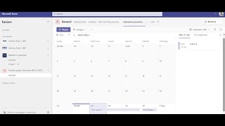 Crear calendario en un equipo de Teams usando listas [upl. by Peednam]