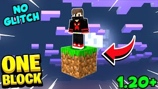 Minecraft ONE BLOCK Survival 119 MOBILE Download 😁  How To Minecraft One Block MAP [upl. by Kesley]