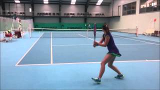 Tsveta Dimitrova  College Tennis Recruiting Video  Fall 2016 [upl. by Esyak]