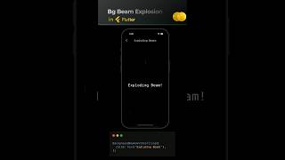 Exploding beam for flutter [upl. by Igic]