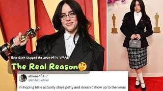 The Real Reason Billie Eilish Skipped the 2024 MTV VMAs Shocking Fans [upl. by Ihc]