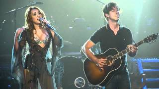 Miley Cyrus  Landslide HD  Live From Brisbane Australia [upl. by Anilahs999]