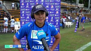 Trilleen Pomare post match interview  Fijiana Drua vs Western Force [upl. by Forras]