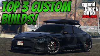 GTA 5  Top 3 Custom Builds for Cars Vigero ZX Omnis eGT Rhinehart EP71 [upl. by Macur]