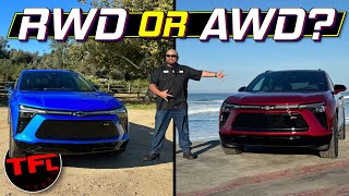 2024 Chevy Blazer EV Reviewed amp Compared Is It Worth the Upgrade to AWD Over RWD [upl. by Sexela73]