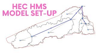 HECHMS  T3  How to Set up HEC HMS Model [upl. by Towill]