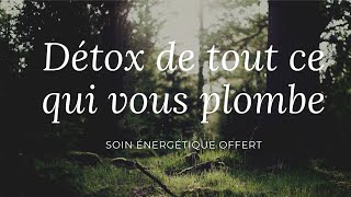 Audio hypnose énergétique et reprogrammation offert Détox de ce qui vous plombe [upl. by Coffee]