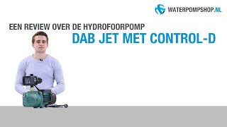 DAB Jet  ControlD Hydrofoorpomp  Review [upl. by Crist]