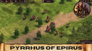 Age Of Empires Definitive Edition  PYRRHUS OF EPIRUS Hardest [upl. by Ycinuq]