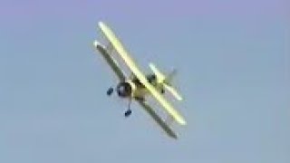 CROP DUSTING Grumman Ag Cat 600 HP short field take off Seeing is believing [upl. by Chavaree851]