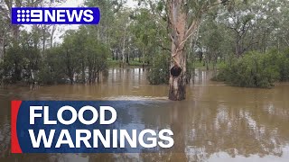 Queensland region hit by more flooding  9 News Australia [upl. by Guido968]